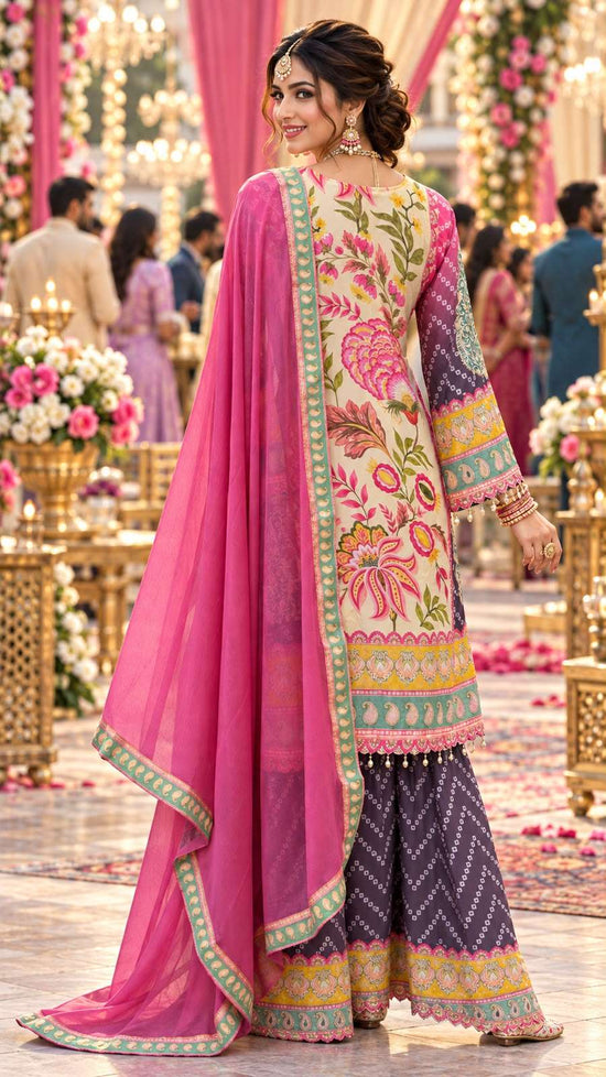 Mrudangi Kareena Crepe Printed Salwar Suit Set