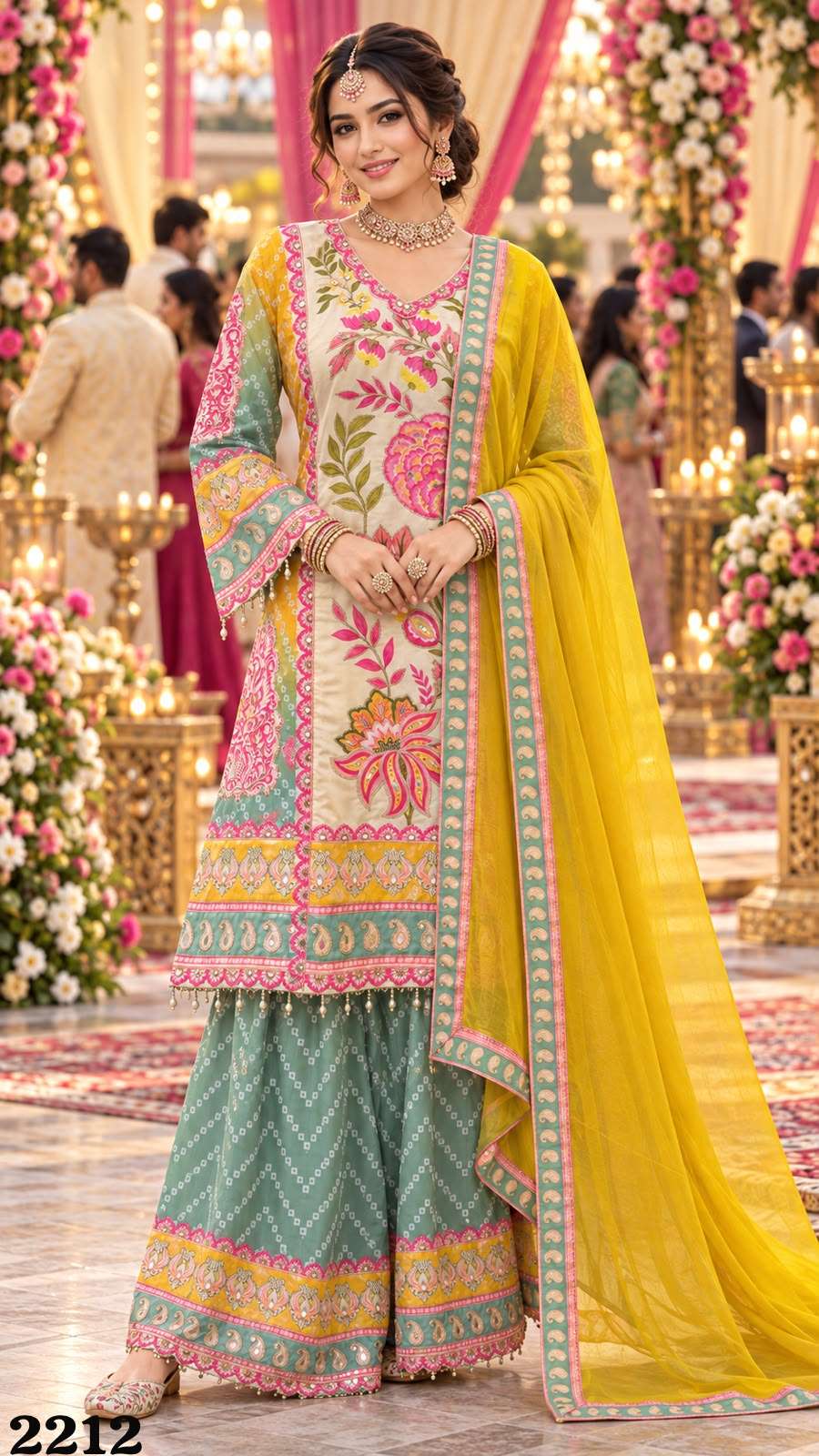 Mrudangi Kareena Crepe Printed Salwar Suit Set