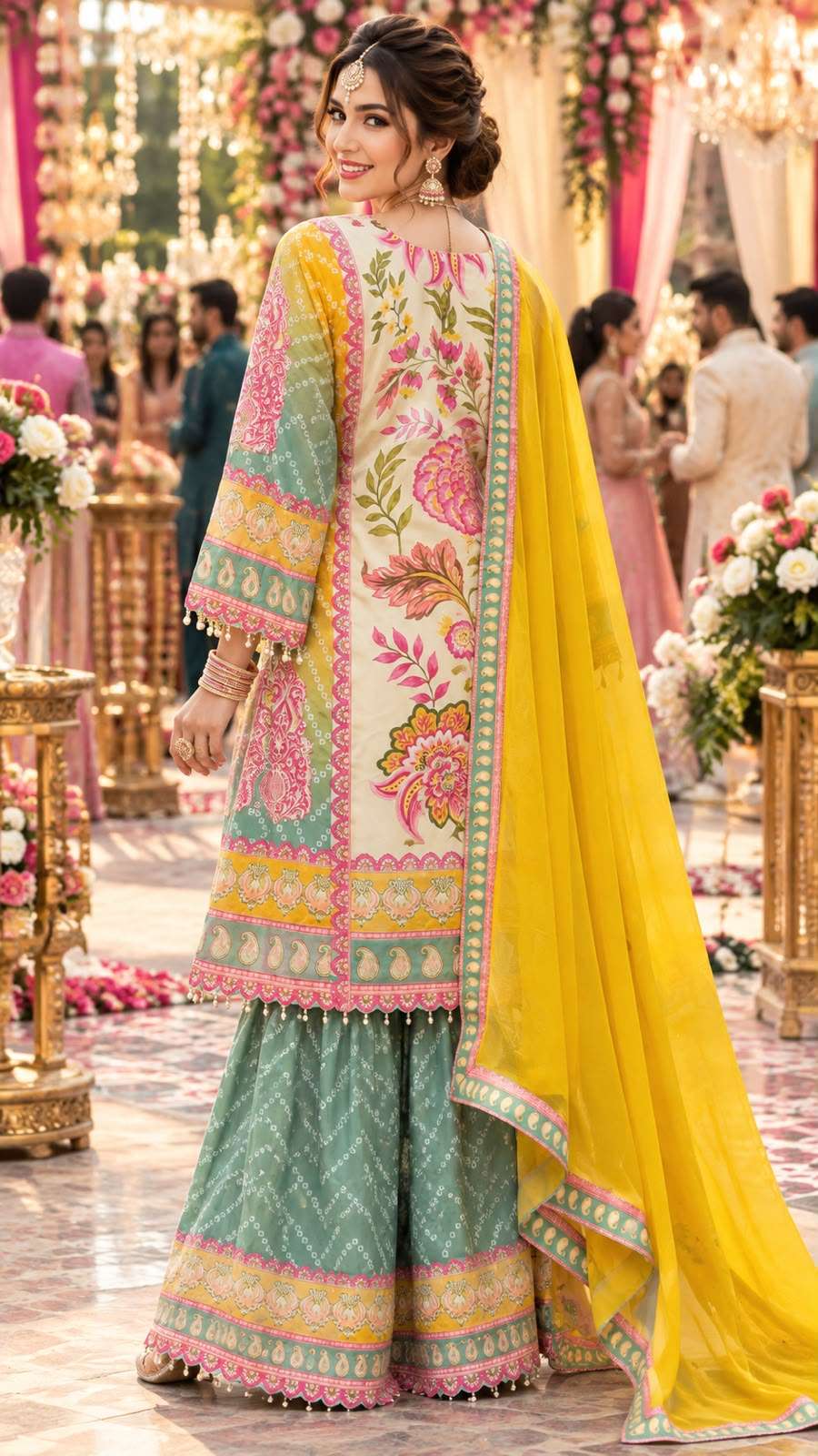 Mrudangi Kareena Crepe Printed Salwar Suit Set