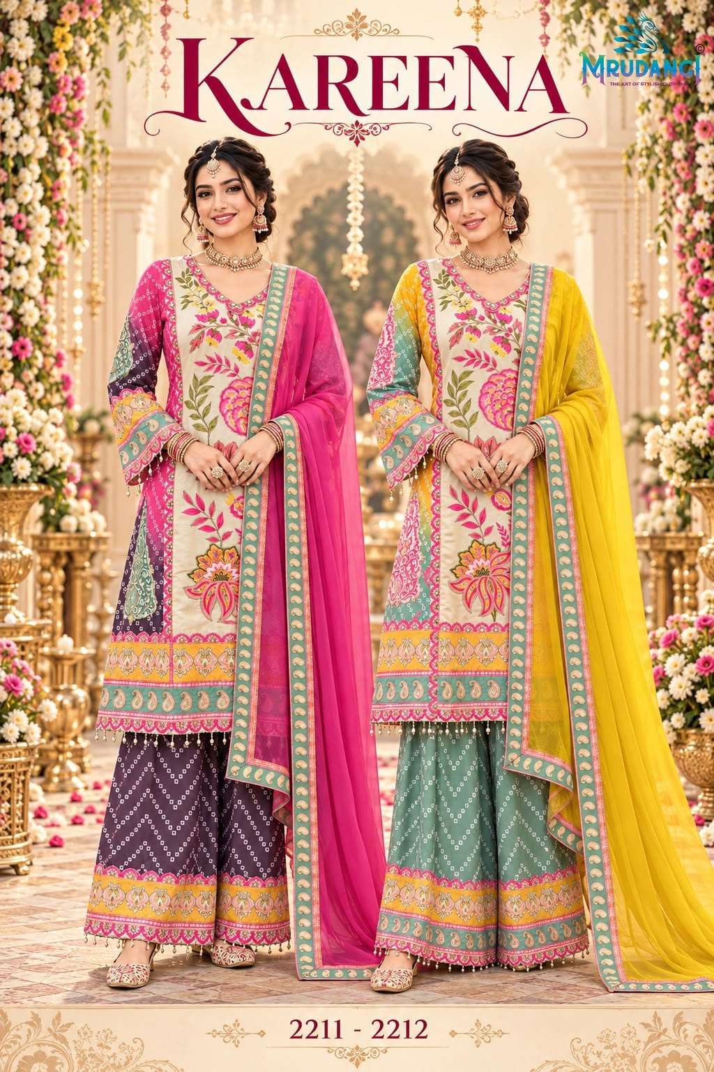 Mrudangi Kareena Crepe Printed Salwar Suit Set