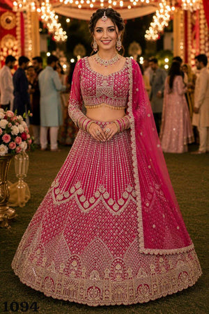 Mrudangi Khyati Premium Net Bridal Lehenga - Amrah Wholesale