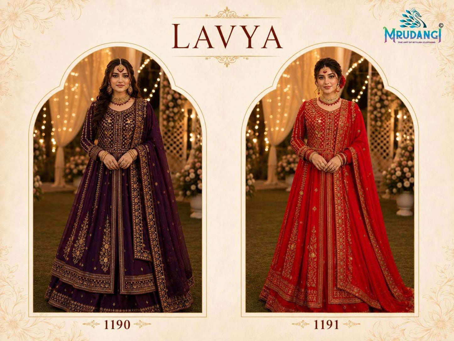 MRUDANGI LAVYA Premium Georgette Sequence Work Lehenga