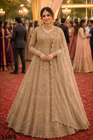 Mrudangi Madhubala Vol-2 Premium Net Embroidery Sequence Work Lehenga