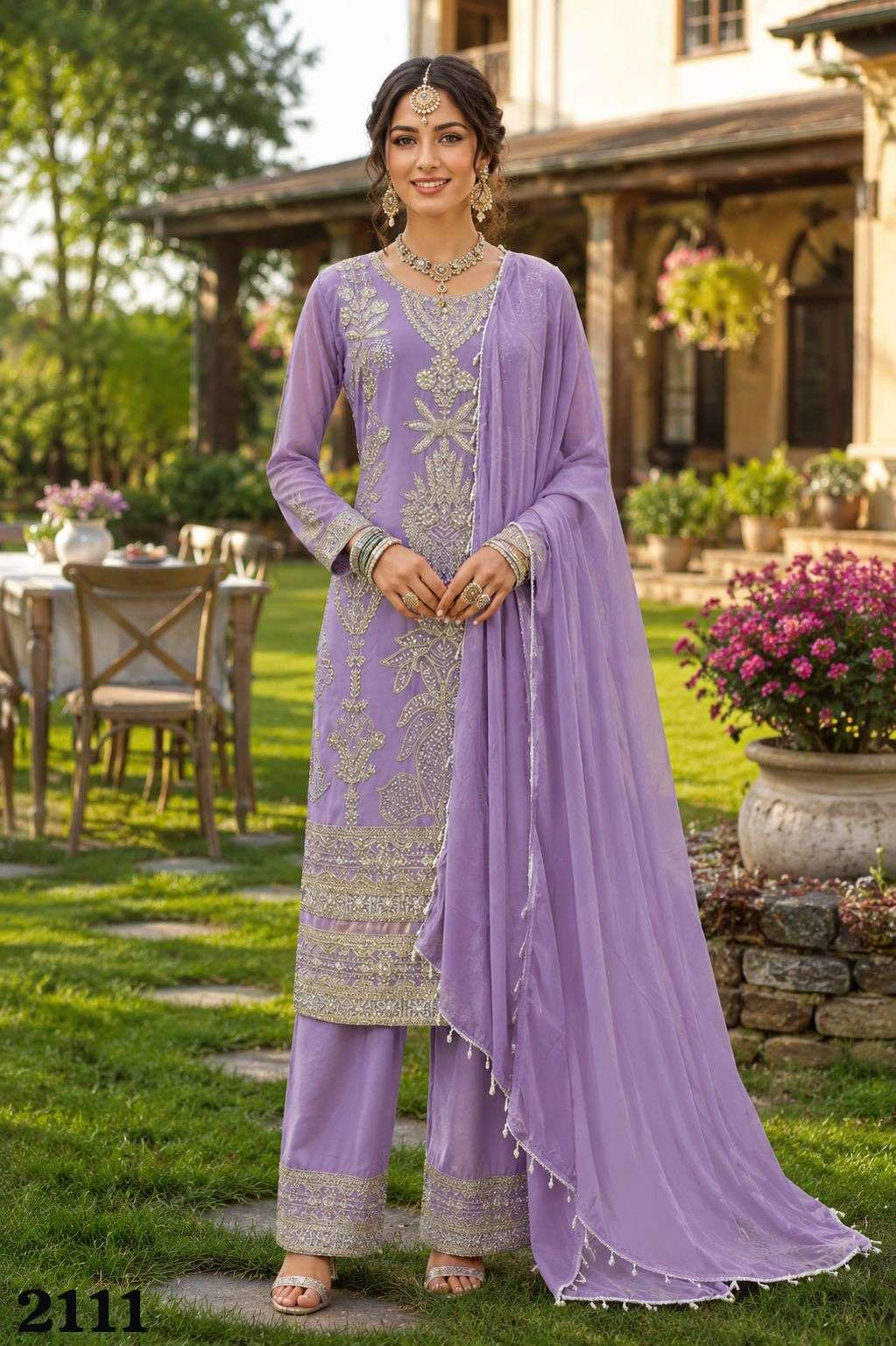 MRUDANGI MAITRI GEORGETTE STITCHED SALWAR SUIT SET - Amrah Wholesale