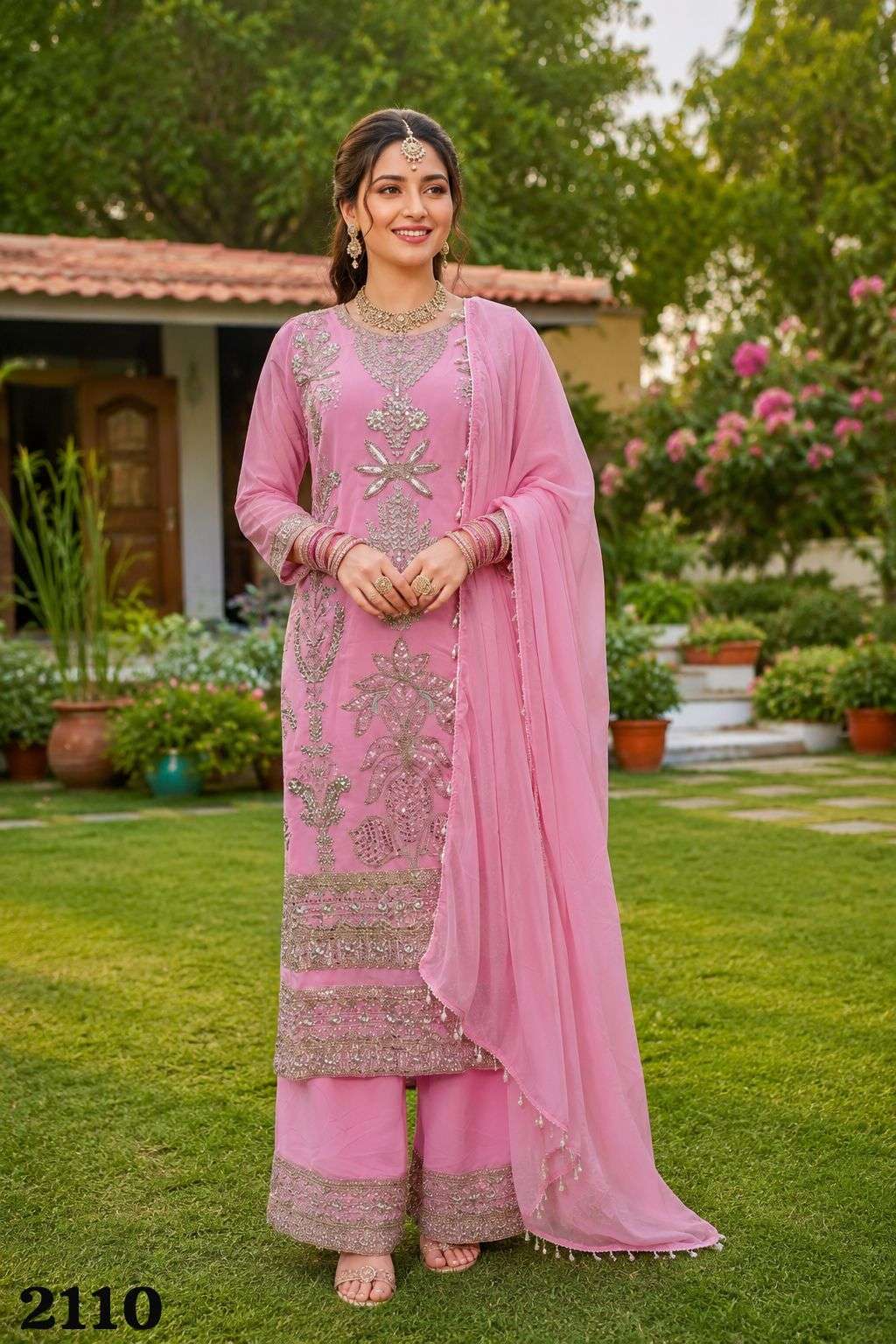 MRUDANGI MAITRI GEORGETTE STITCHED SALWAR SUIT SET - Amrah Wholesale