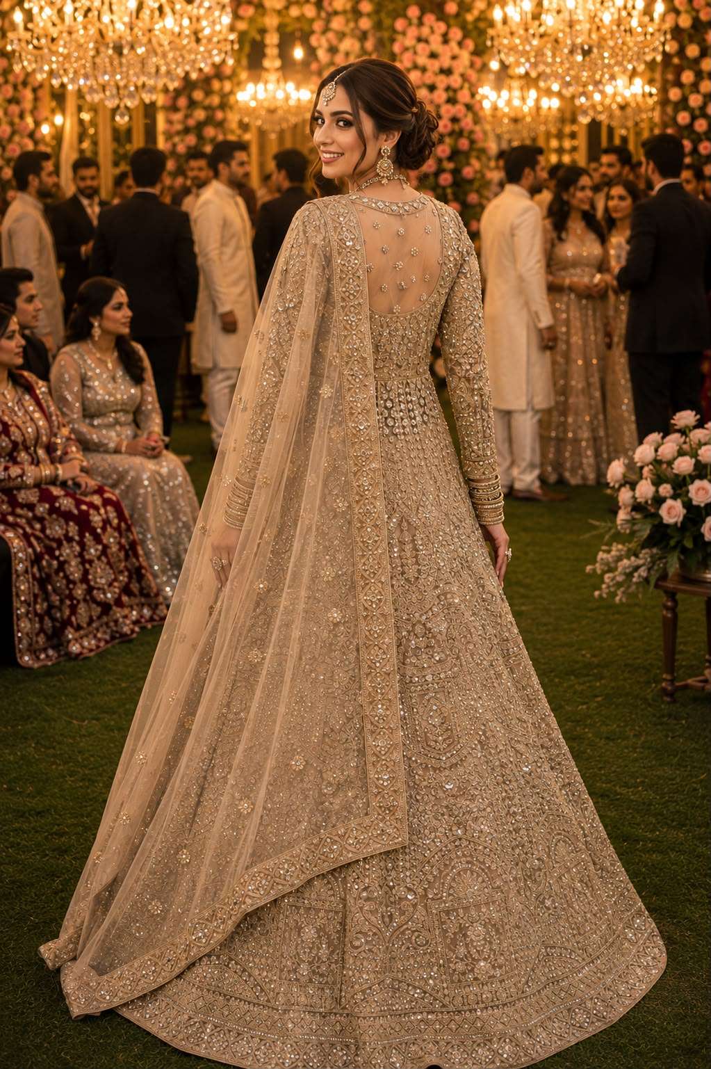 Mrudangi Manya Vol-2 Premium Net Embroidery Stitched Lehenga