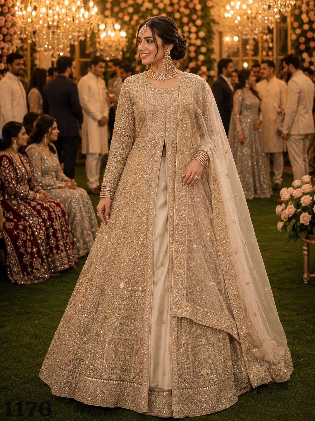 Mrudangi Manya Vol-2 Premium Net Embroidery Stitched Lehenga