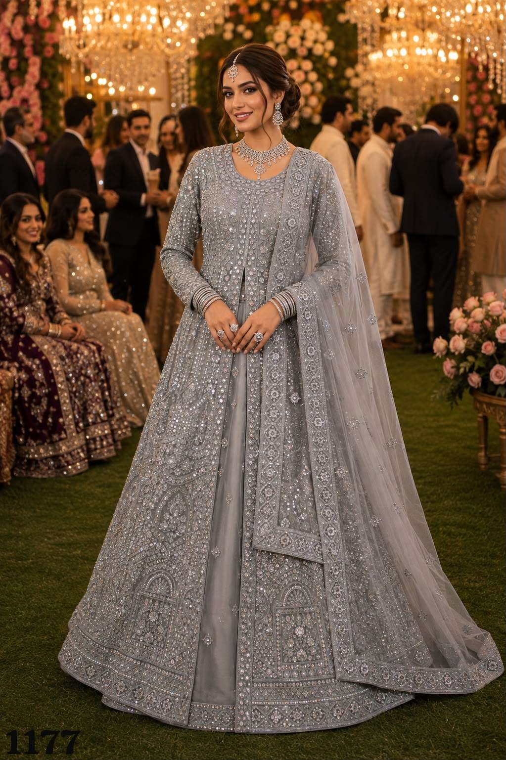 Mrudangi Manya Vol-2 Premium Net Embroidery Stitched Lehenga