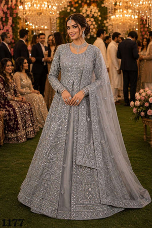 Mrudangi Manya Vol-2 Premium Net Embroidery Stitched Lehenga