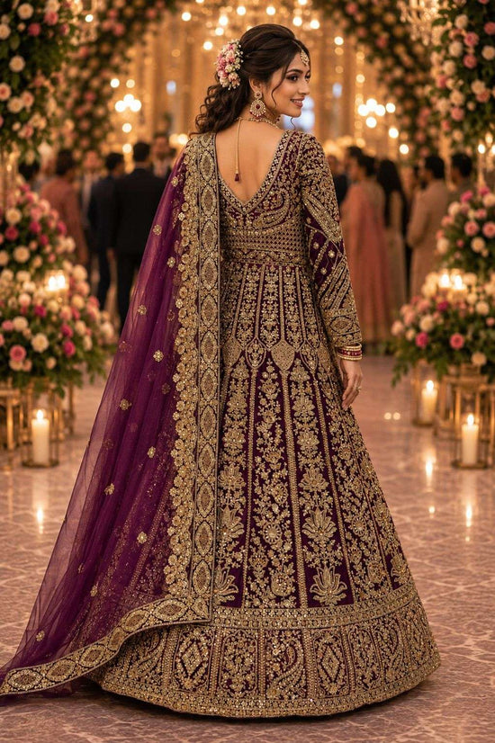 MRUDANGI MEHER Premium Net Embroidered Sequins Stone Work Lehenga