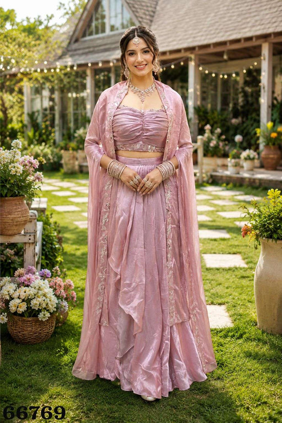 MRUDANGI MITALI Fendy Silk Premium Work Lehenga - Amrah Wholesale