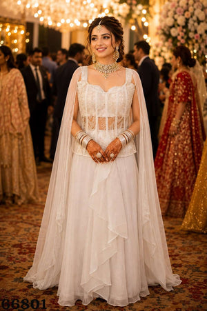 Mrudangi Neeru Premium Fendy Silk Embroidery Stitched Lehenga Set