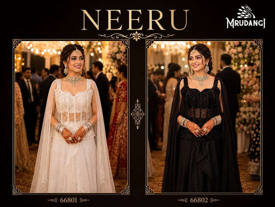 Mrudangi Neeru Premium Fendy Silk Embroidery Stitched Lehenga Set - Amrah Wholesale