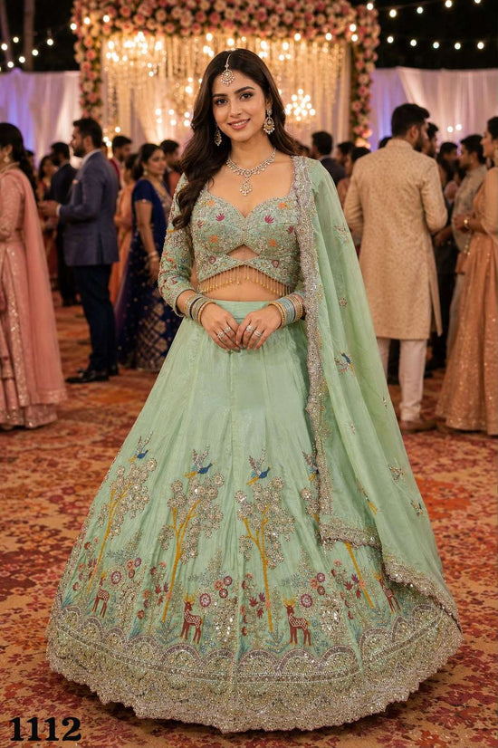 Mrudangi Panchi Vol-2 Premium Satin Lehenga - Amrah Wholesale