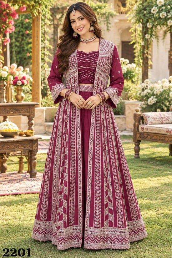 MRUDANGI RAKUL - 95 Chinon Silk Embroidered Lehenga