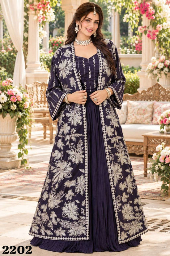 MRUDANGI RAKUL - 95 Chinon Silk Embroidered Lehenga