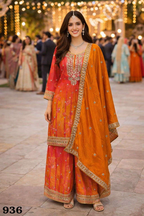 Mrudangi Rangoli Chinon Salwar Suit Set Wholesale Surat