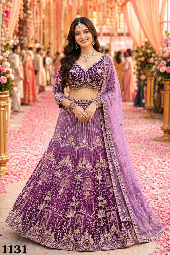 MRUDANGI ROSY Vol-4 Premium Net Embroidered Stitched Lehenga Wholesale
