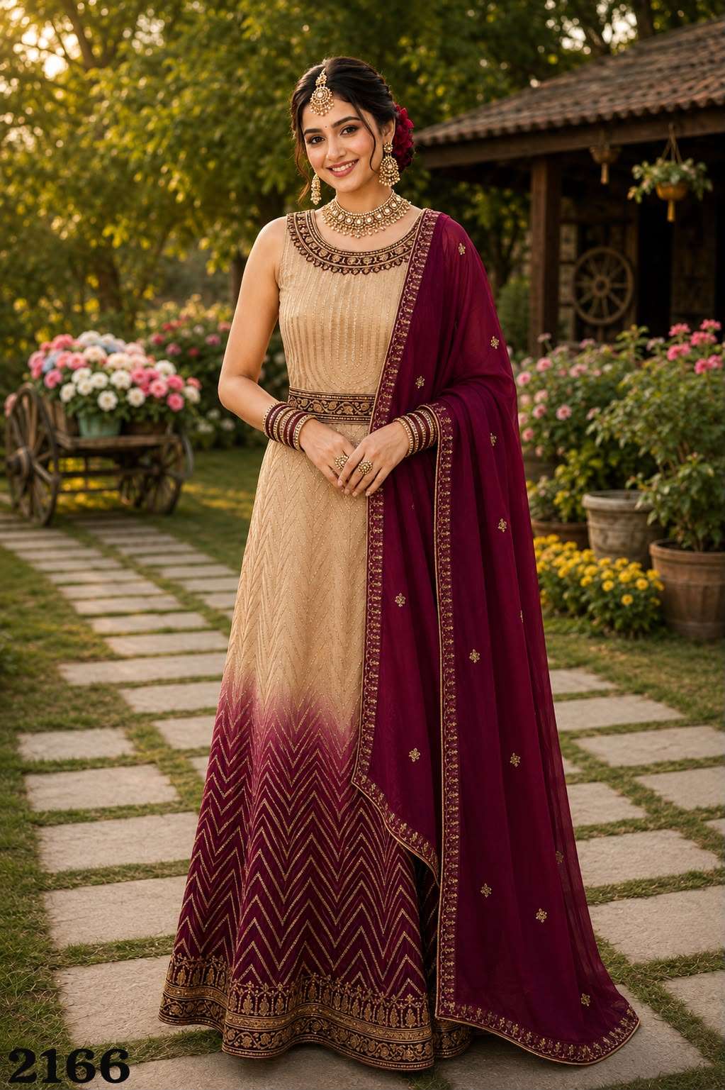 MRUDANGI RUTBA Premium Georgette Embroidered Stitched Dresses