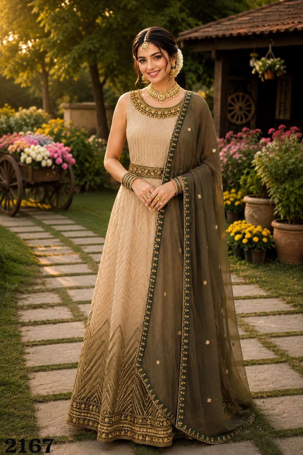 MRUDANGI RUTBA Premium Georgette Embroidered Stitched Dresses