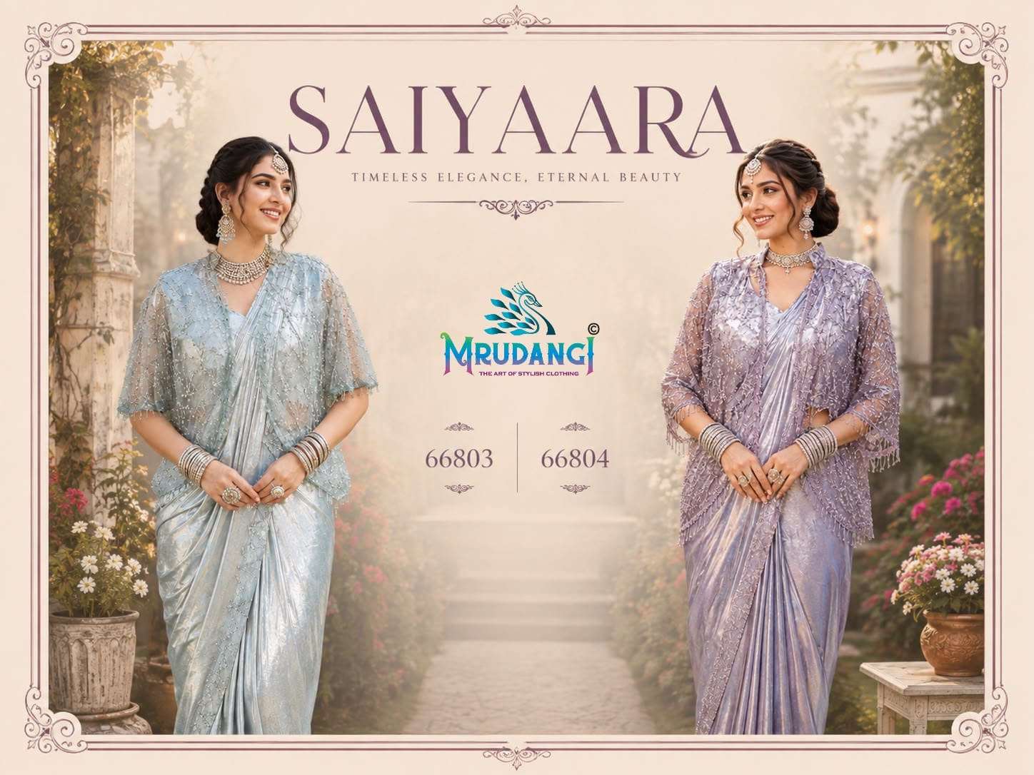 Mrudangi Saiyaara Premium Silk Weaving Ready to Wear Saree