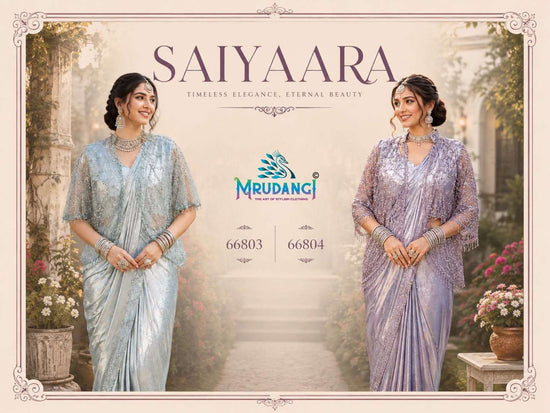 Mrudangi Saiyaara Premium Silk Weaving Ready to Wear Saree
