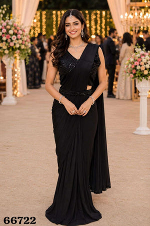 Mrudangi Sangat Premium Lycra Saree - Amrah Wholesale