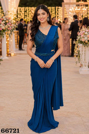 Mrudangi Sangat Premium Lycra Saree - Amrah Wholesale