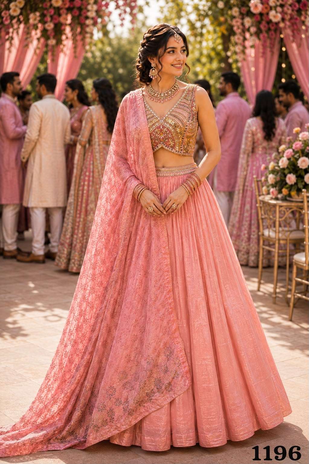 MRUDANGI SHEHNAZ VOL-2 Tissue Viscose Lehenga