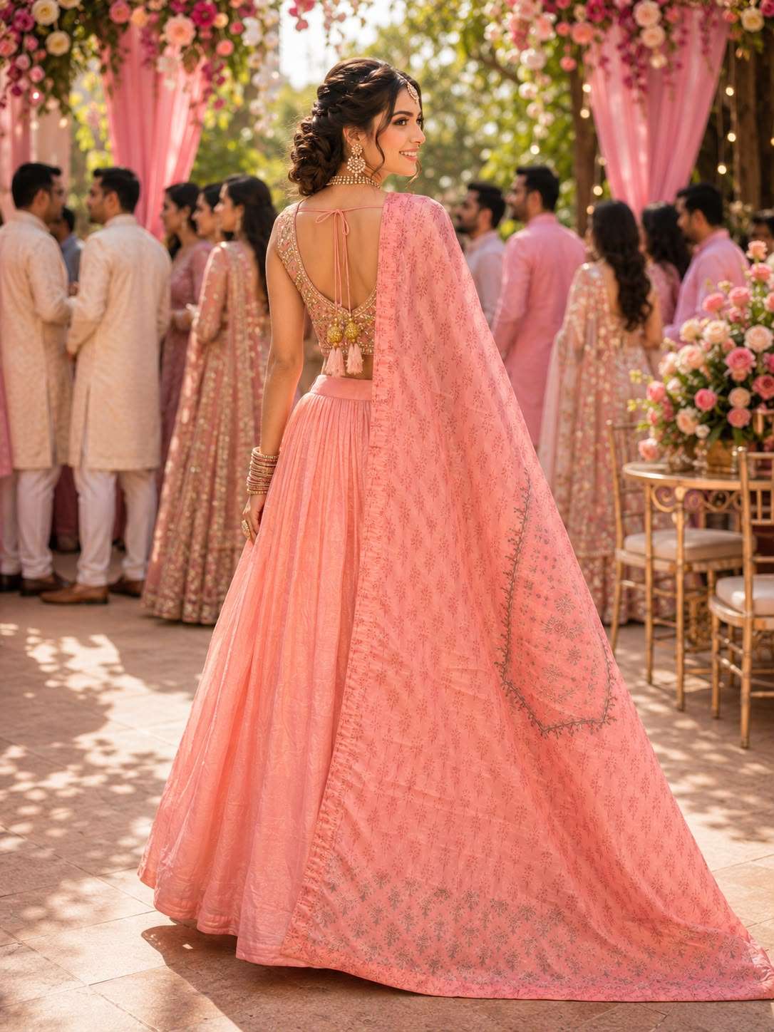MRUDANGI SHEHNAZ VOL-2 Tissue Viscose Lehenga