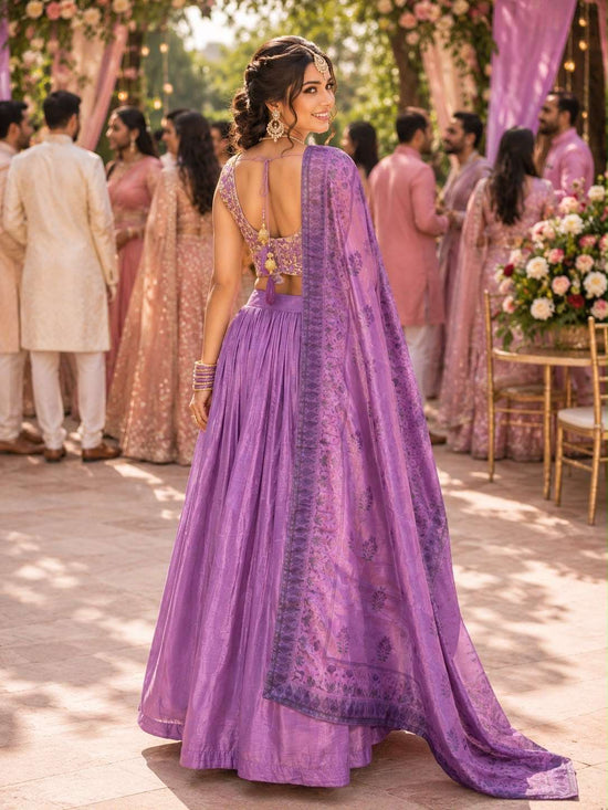 MRUDANGI SHEHNAZ VOL-2 Tissue Viscose Lehenga