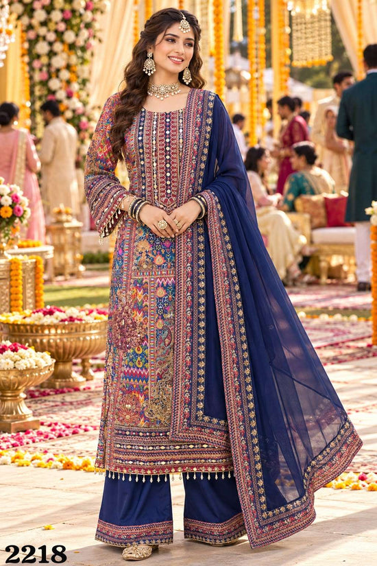 MRUDANGI SIYA Crepe Silk Printed Pakistani Salwar Suit