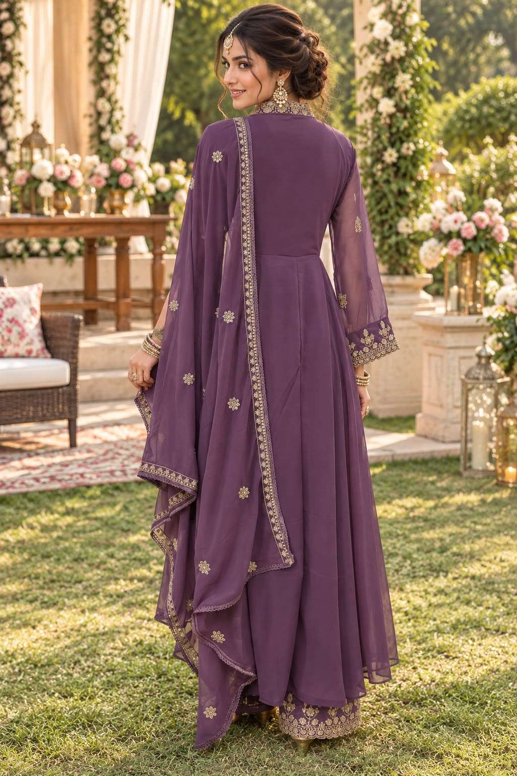 Mrudangi Siyona Georgette Embroidered Work Salwar Suit