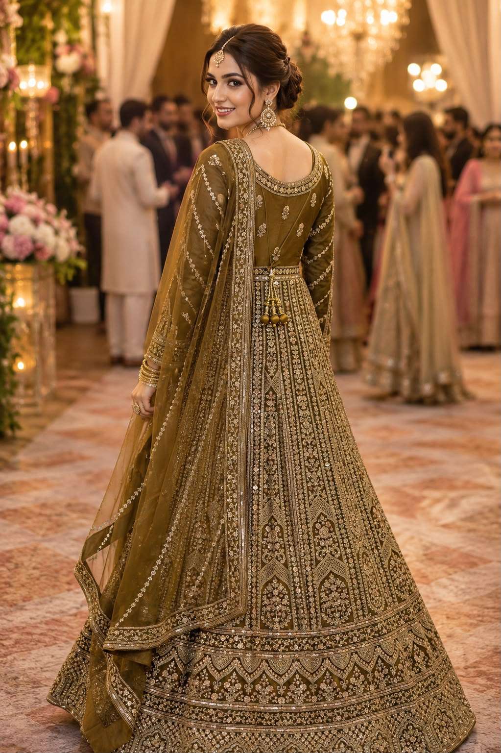 MRUDANGI UMA VOL-2 Premium Net Embroidered Sequins Stitched Lehenga - Amrah Wholesale