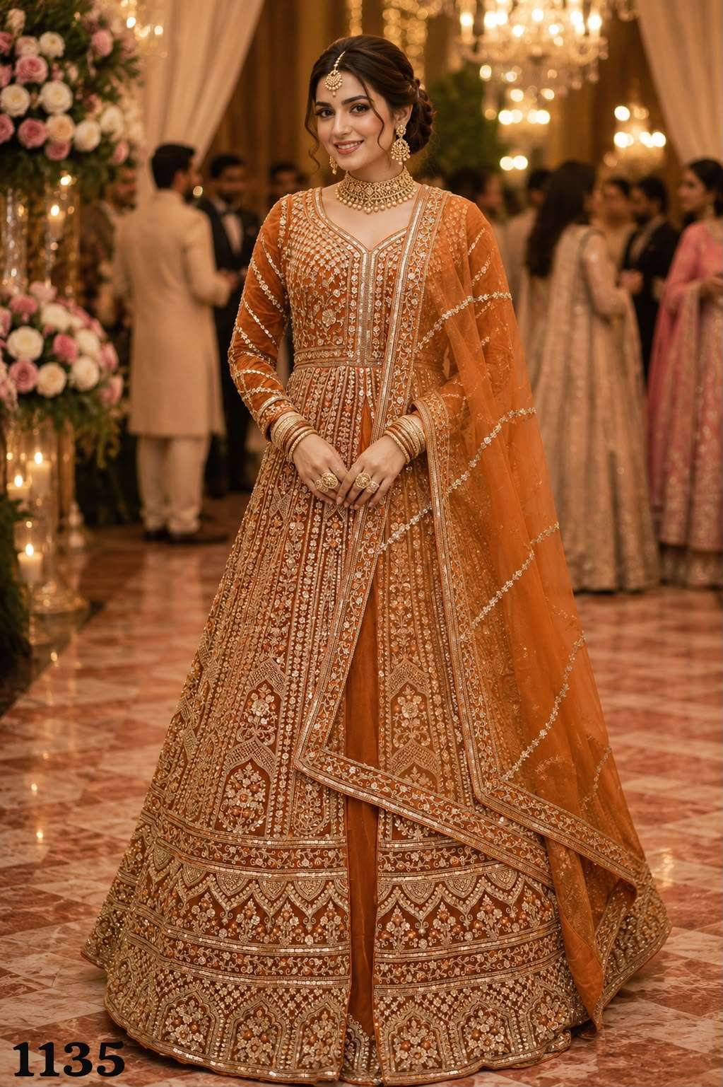 MRUDANGI UMA VOL-2 Premium Net Embroidered Sequins Stitched Lehenga - Amrah Wholesale