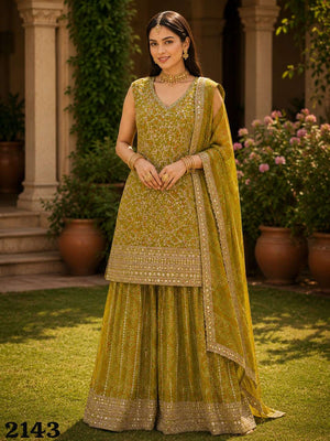 Mrudangi Zyra Vol-2 Georgette Embroidered Sequence Work Salwar Suit Set