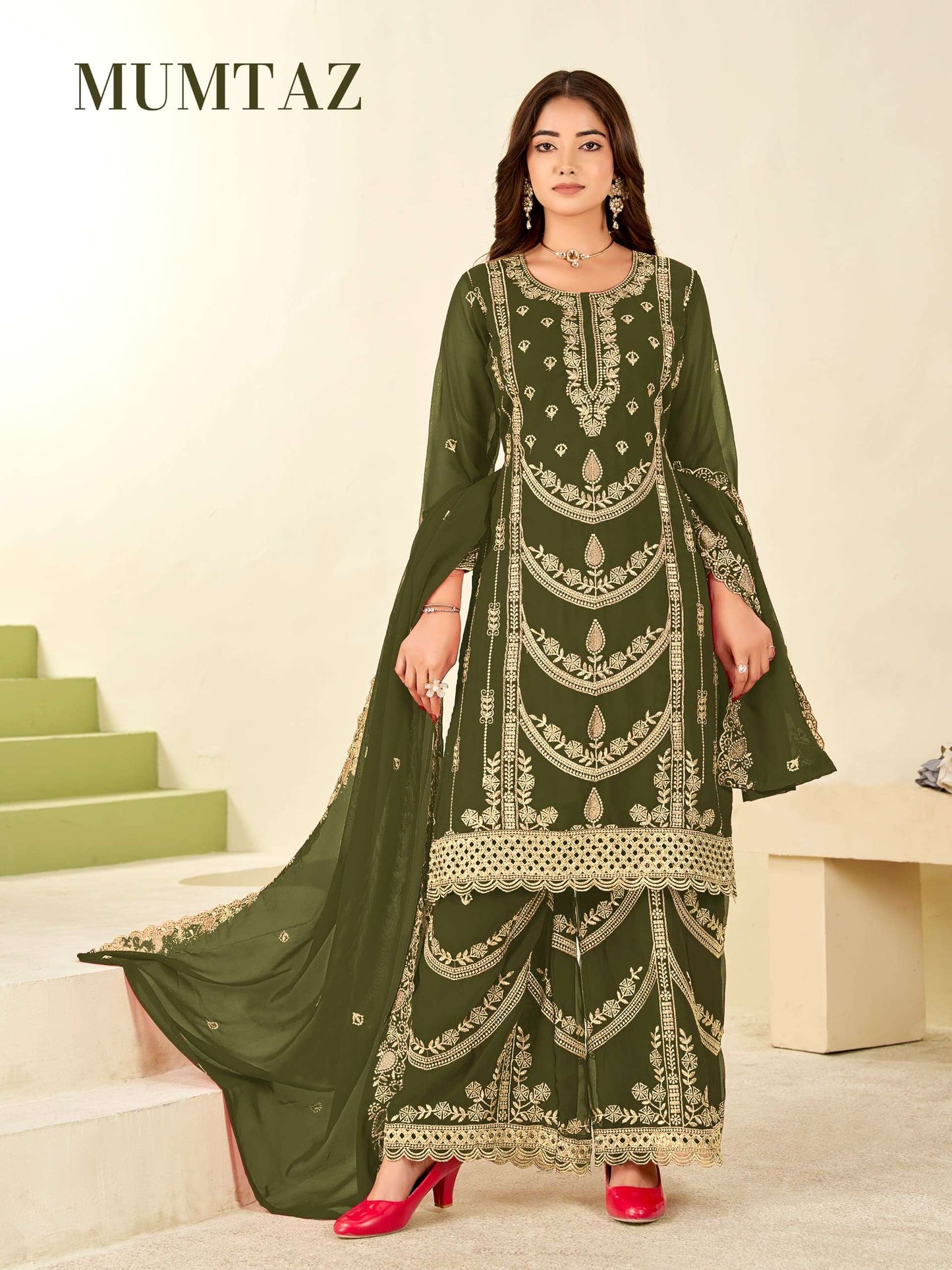 Mukesh Mumtaz 1001–1006 Georgette Salwar Suit Set