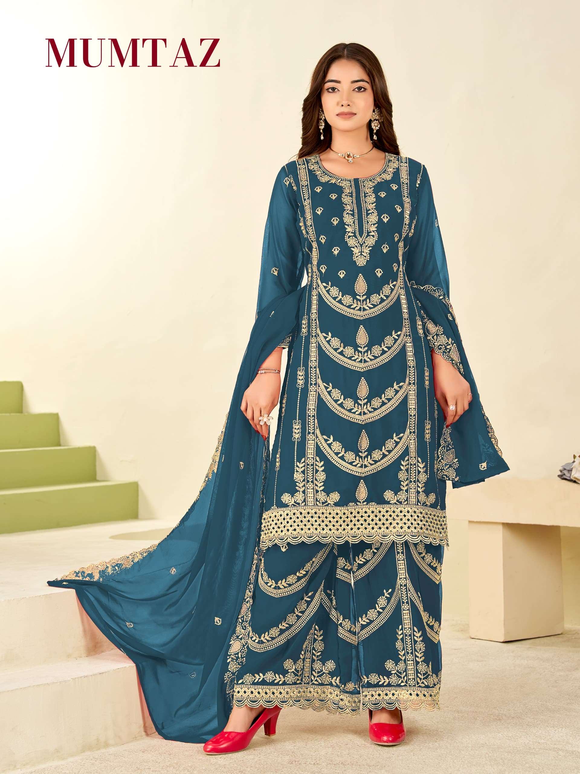Mukesh Mumtaz 1001–1006 Georgette Salwar Suit Set