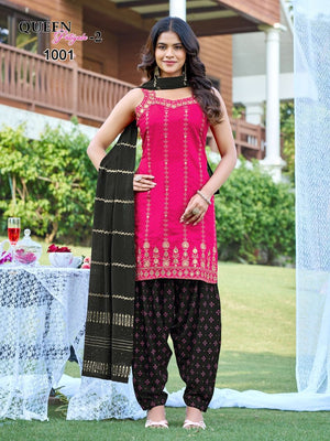 Mukesh Queen Patiyala Vol 2 Vertican Dress Material