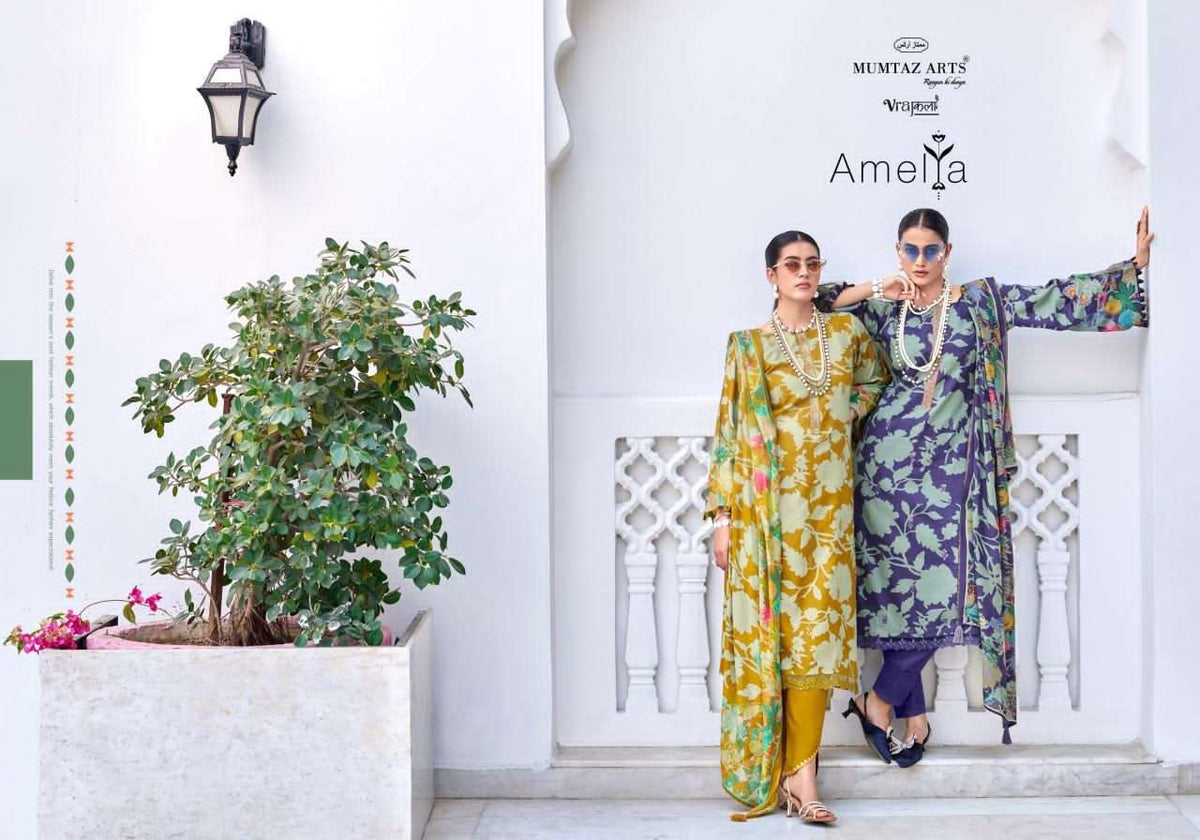 Mumtaz Amelia Viscose Dress Material
