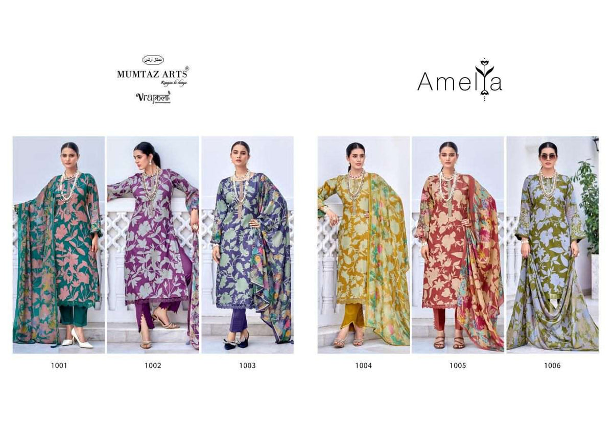 Mumtaz Amelia Viscose Dress Material