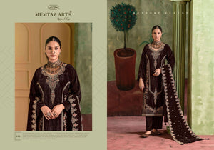 MUMTAZ ART ALISHA Crush Velvet Pakistani Suit