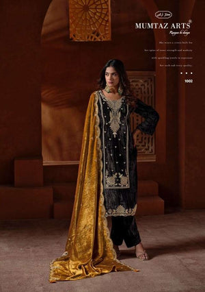MUMTAZ ART NAAZNEEN Crush Velvet Salwar Suit