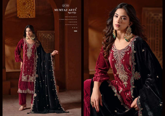 MUMTAZ ART NAAZNEEN Crush Velvet Salwar Suit