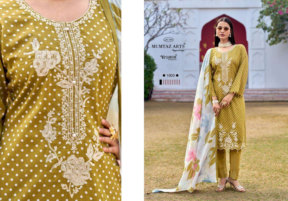 MUMTAZ ARTS GEET Viscose Jaam Printed Pakistani Dress Set - Amrah Wholesale
