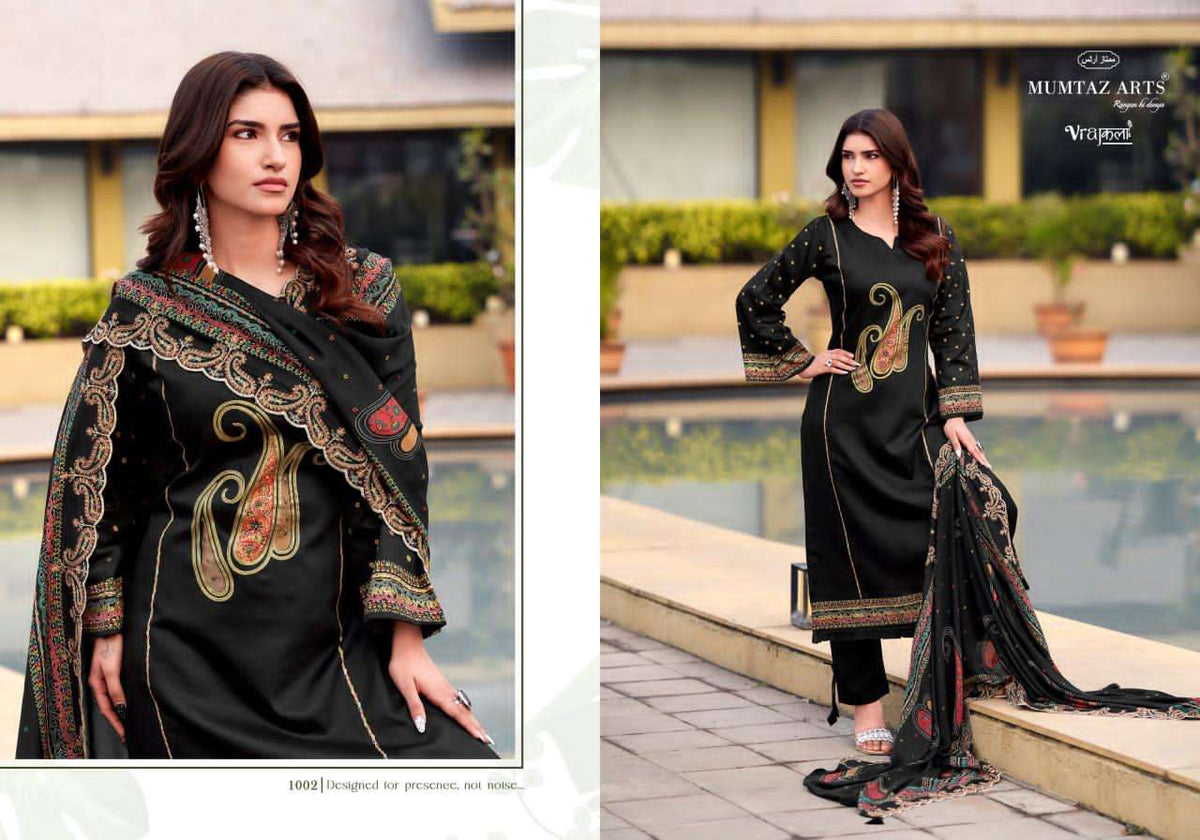 Mumtaz Arts Jannat Premium Dress Material - Amrah Wholesale