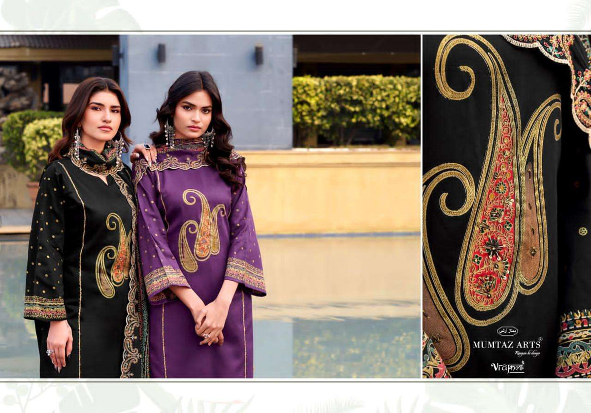 Mumtaz Arts Jannat Premium Dress Material - Amrah Wholesale