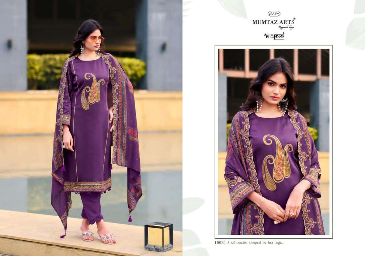Mumtaz Arts Jannat Premium Dress Material - Amrah Wholesale