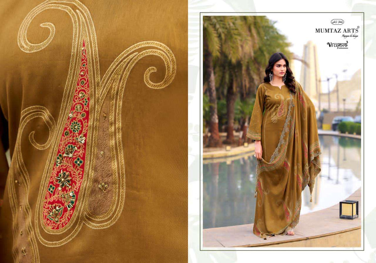 Mumtaz Arts Jannat Premium Dress Material - Amrah Wholesale
