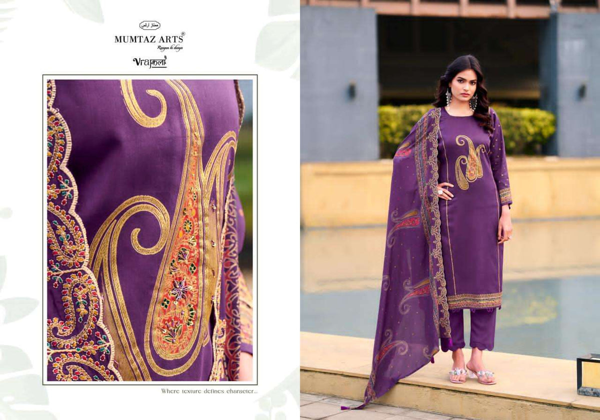 Mumtaz Arts Jannat Premium Dress Material - Amrah Wholesale